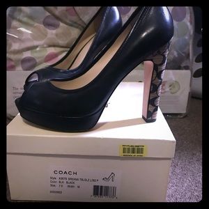 Coach Breana Black Heels